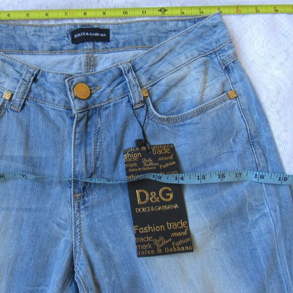 Dolce&Gabbana Women`s Blue Jeans Pants Size 32 - Picture 7 of 7